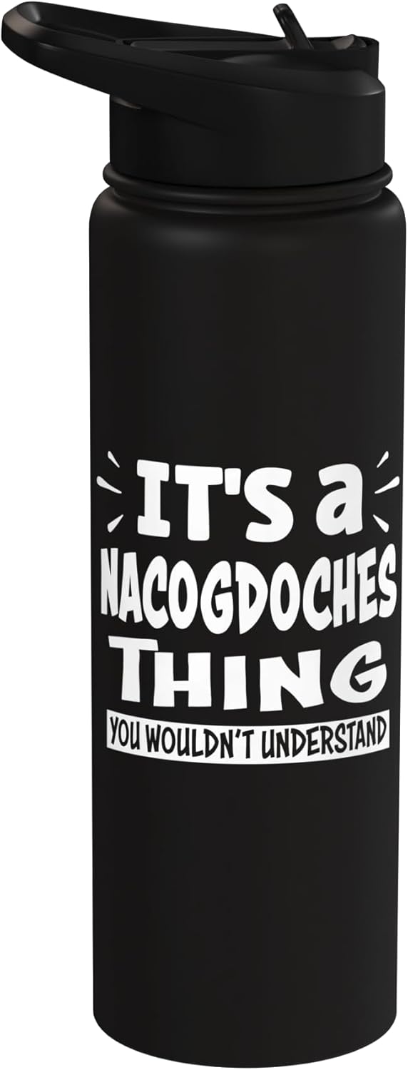 Botella de agua acero inoxidable Nacogdoches Lovers