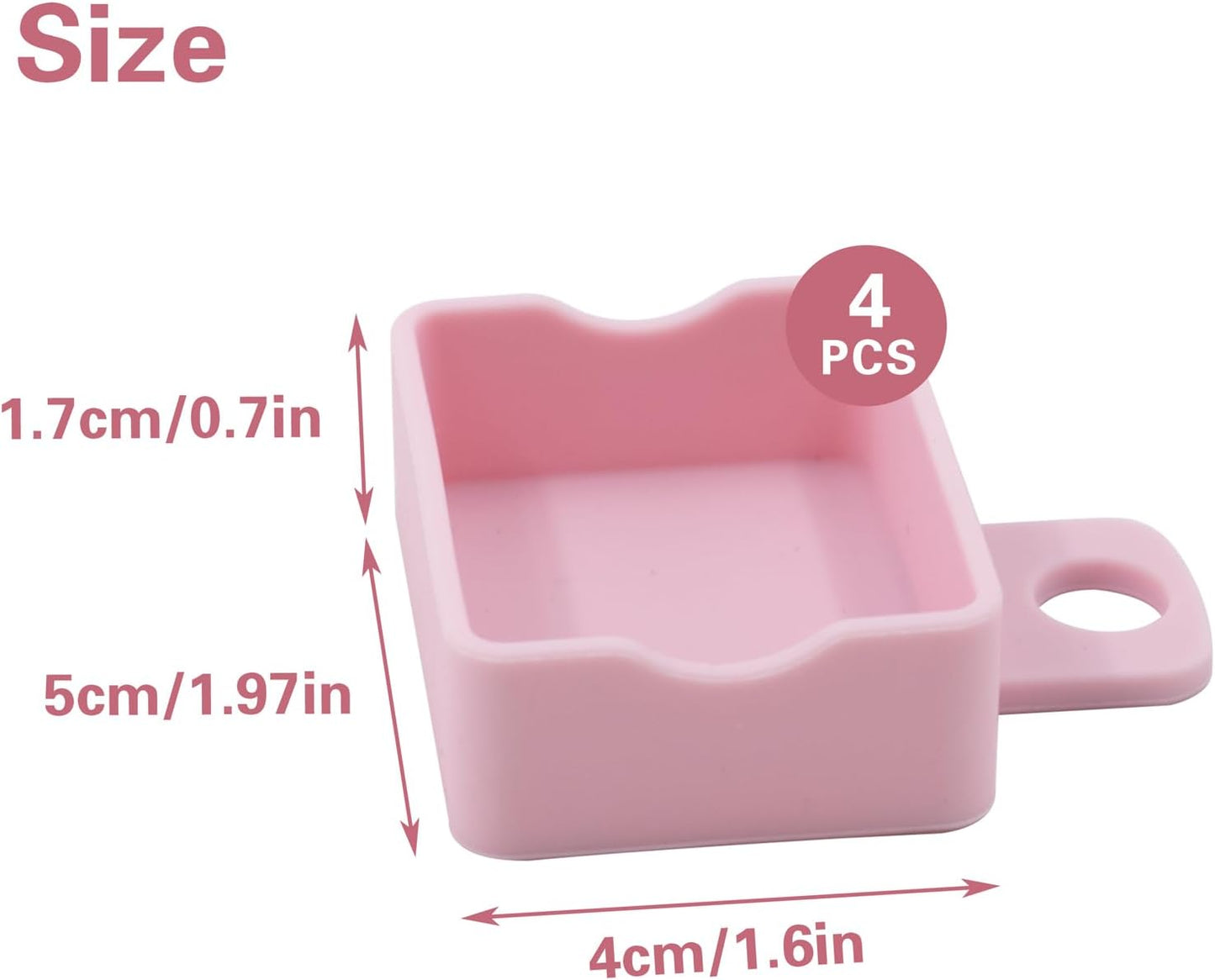 4 soportes de salsa para automóvil, bandejas reutilizables 2 colores
