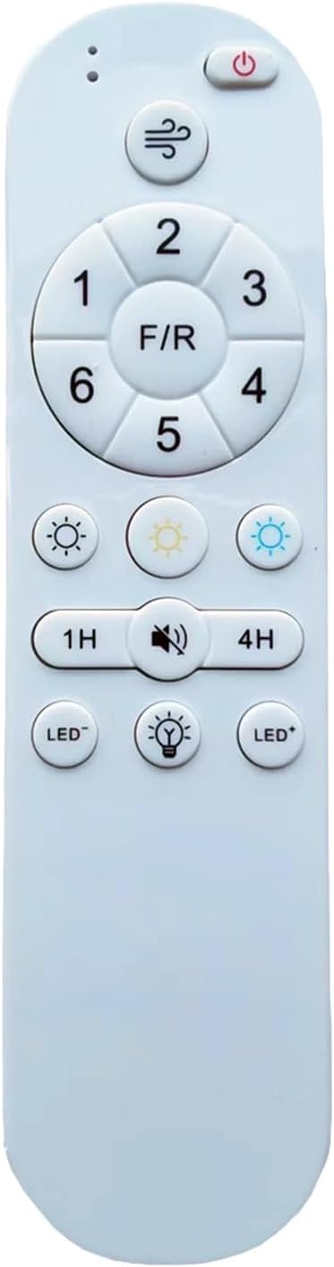 Control remoto comp para ventilador TCL 52pulg con luz