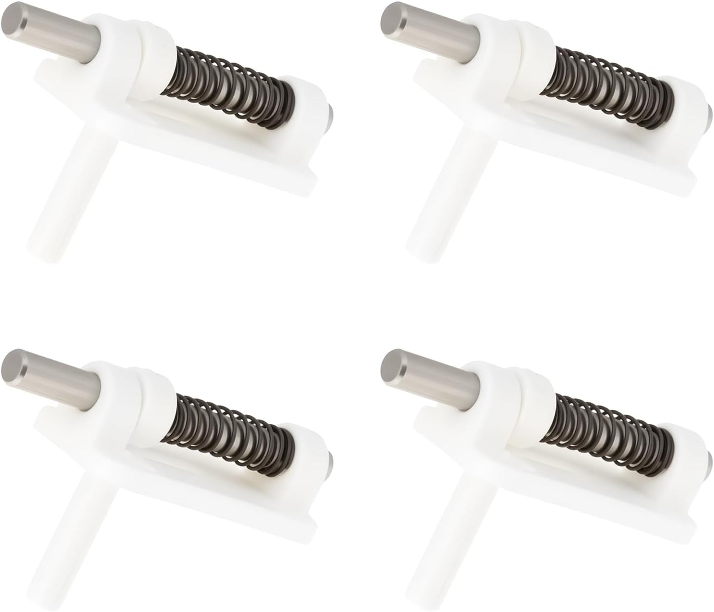 Cerradura resorte canopy 0.925x0.512x0.315pulgada blanco