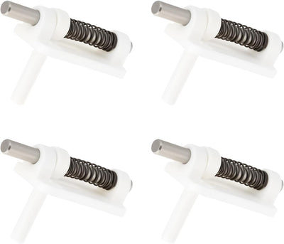 Cerradura resorte canopy 0.925x0.512x0.315pulgada blanco