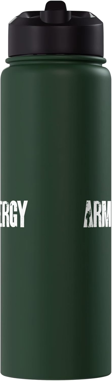 Bottella de agua acero inoxidable estilo militar sin BPA