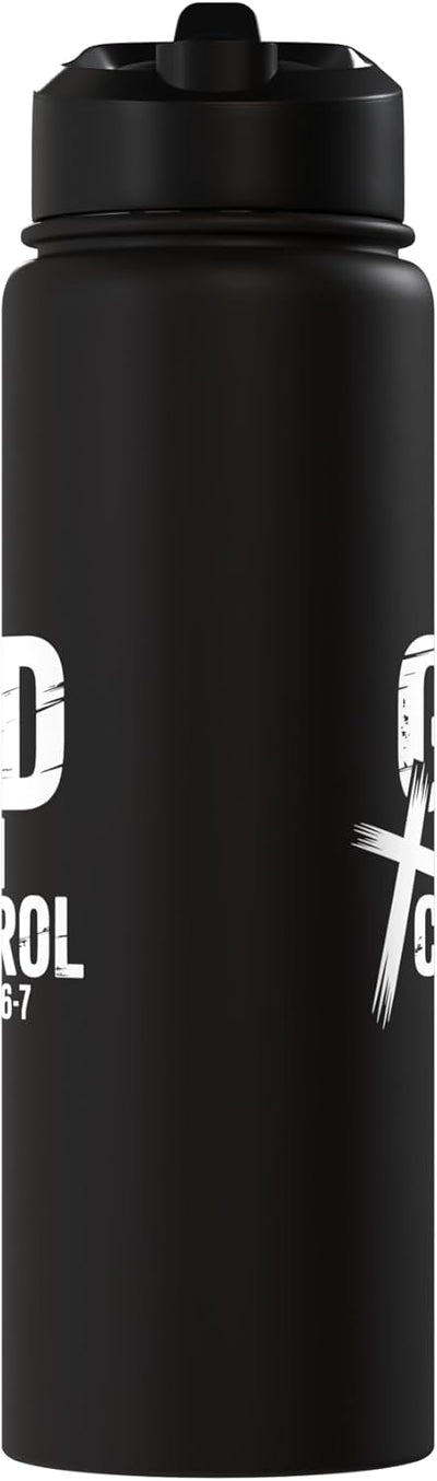 Botella de agua aislada de acero inoxidable God's Control