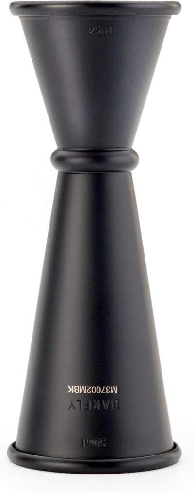 Jigger Barfly estilo japonés 25 X 1.7 fl oz negro mate