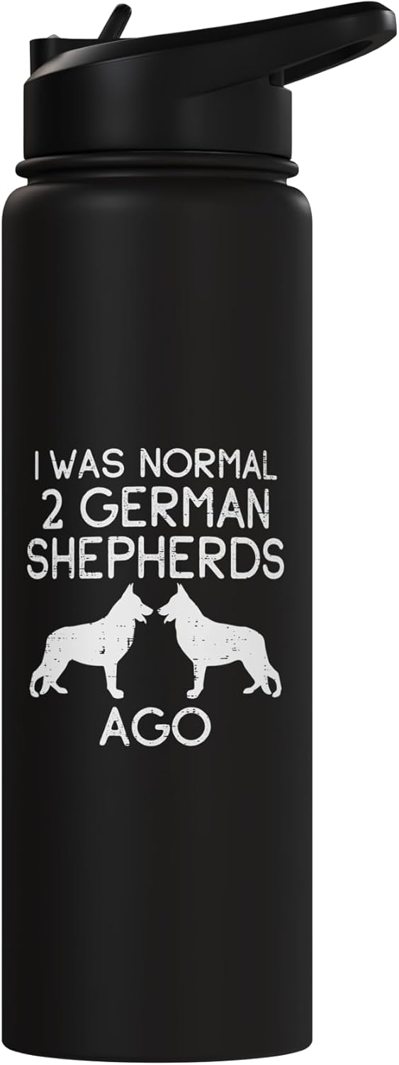 Botella de agua aislada acero inoxidable para dueño de perros