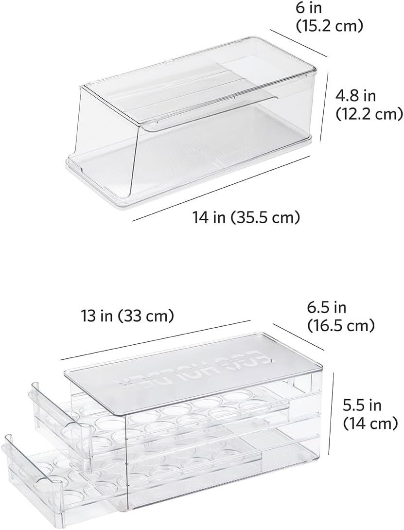 Soporte huevos y organiz. latas refrescos con dispensador