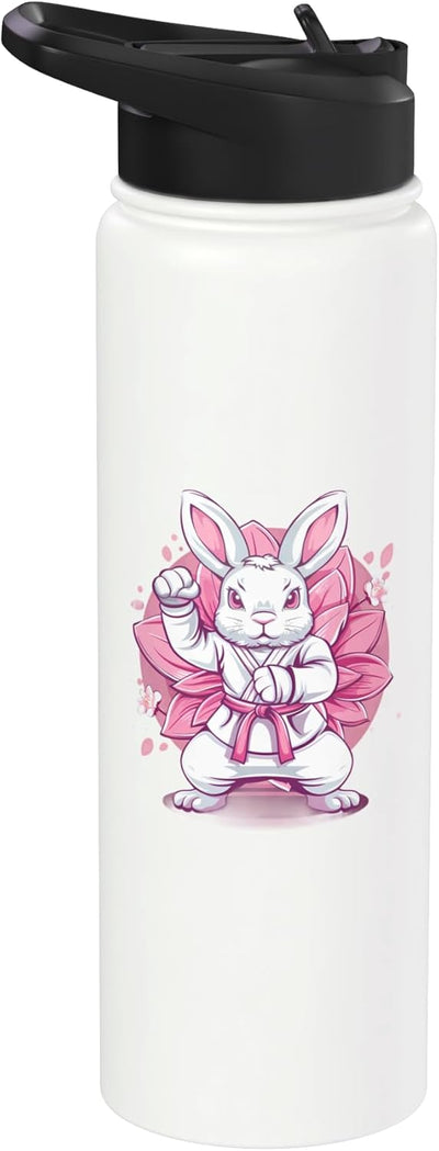 Botella de agua acero inoxidable aislada para artes marciales