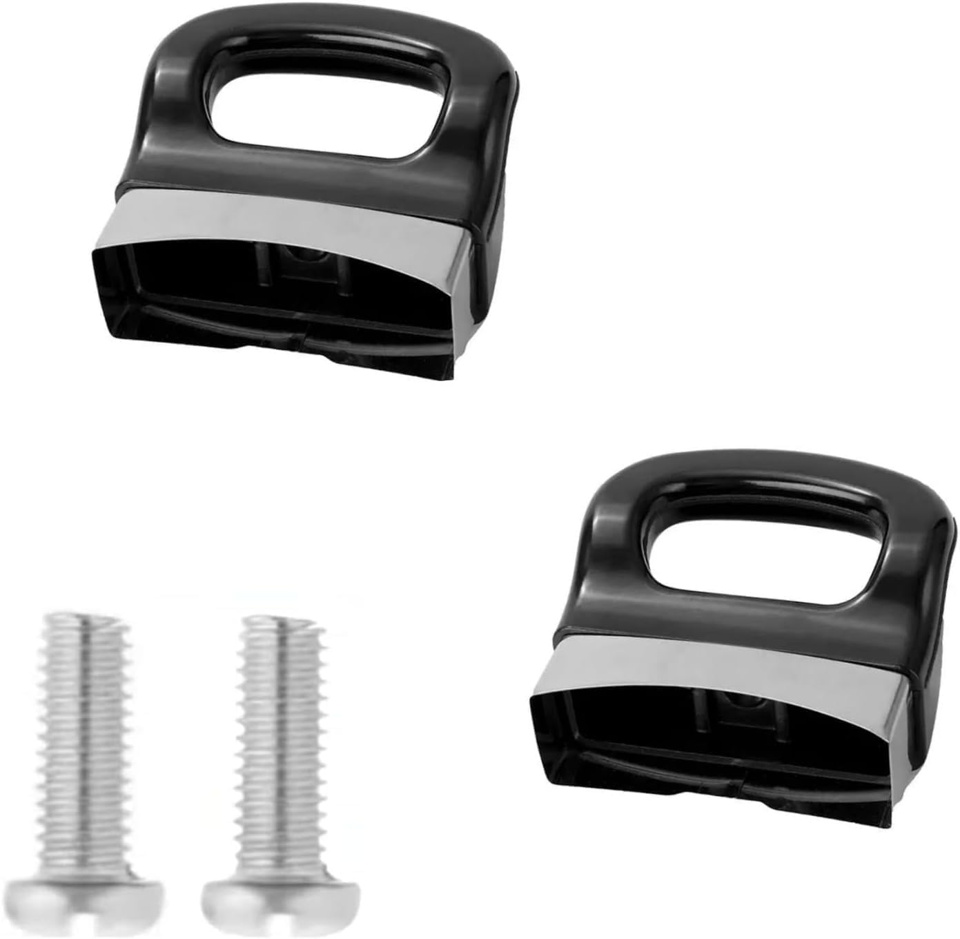 2 Asas negras repuesto para ollas mango metal universal cocina