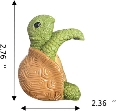 Colgador de macetas figura tortuga resina