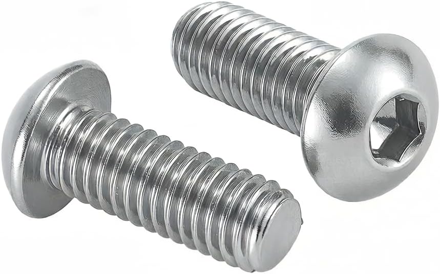 20 Pzas Tornillos Acero Inox M6x25mm Hexagonal