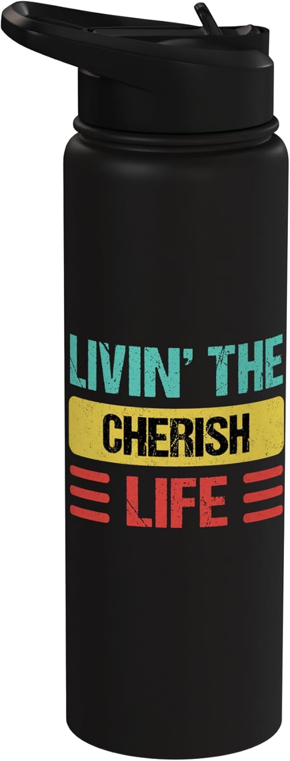 Botella agua aislada acero inox Cherish Name