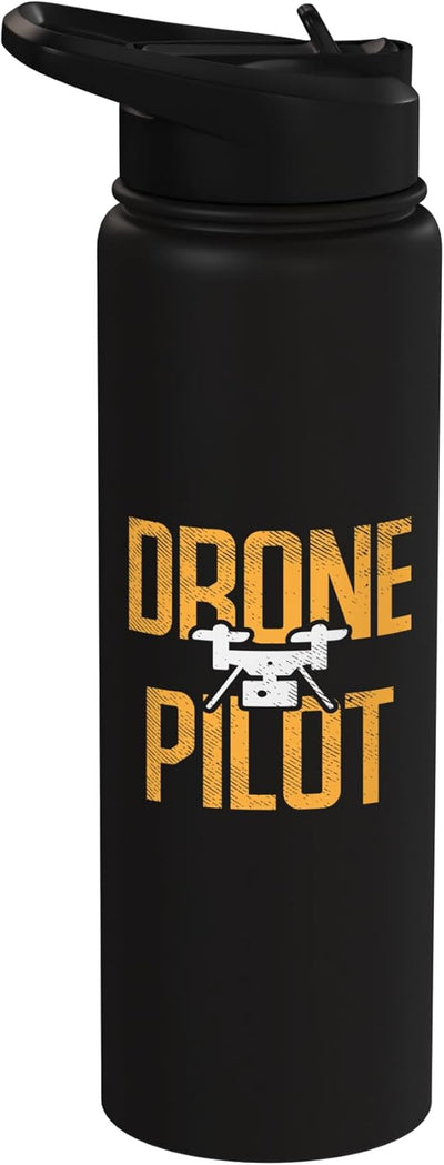 Botella de agua acero inoxidable para drone pilot quadcopter