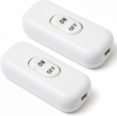 Interruptor cable en línea 2 pzas para dormitorio