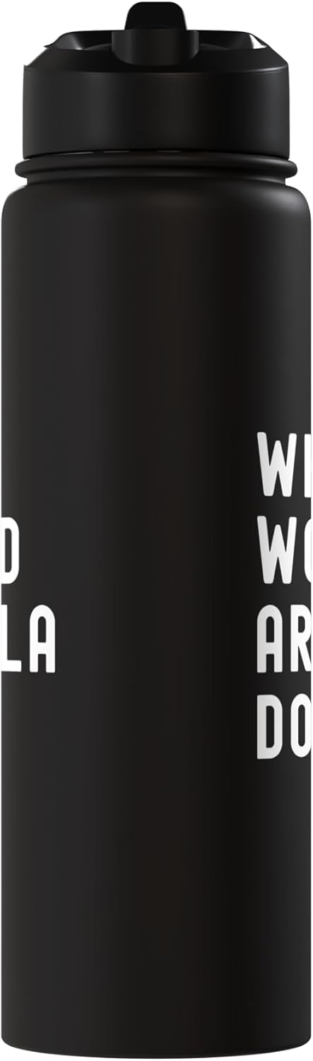 Bottella de agua aislada de acero inoxidable What Would Ariella Do