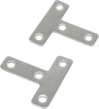 Soporte esquina acero inox 2x2pulg set 12 unidades