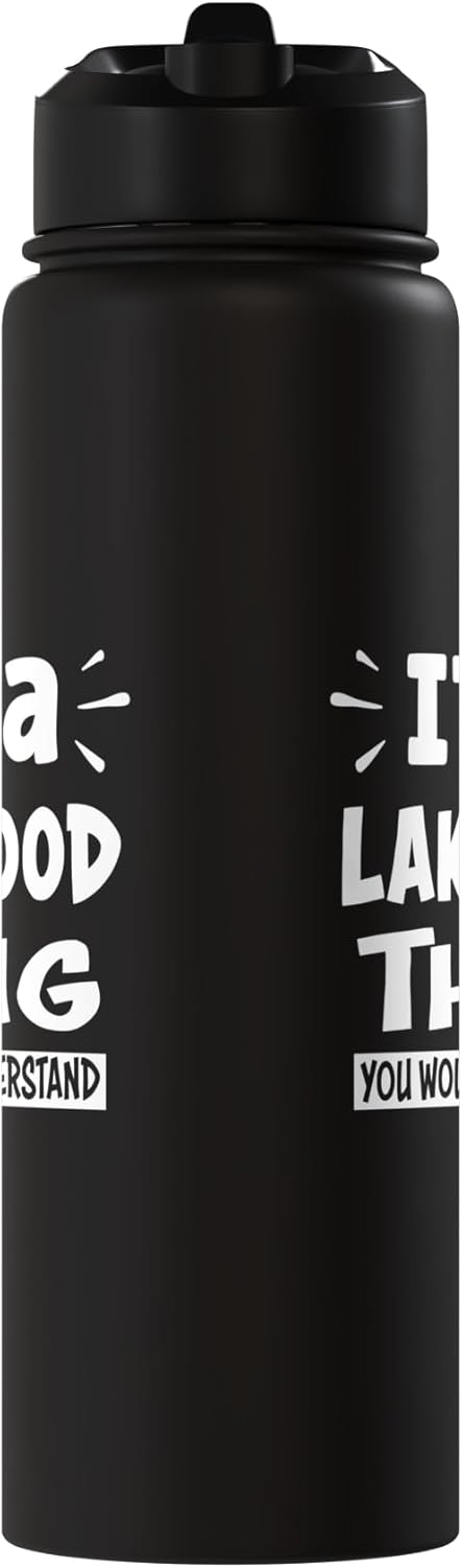 Botella de agua aislada de acero inoxidable Lakewood Lovers
