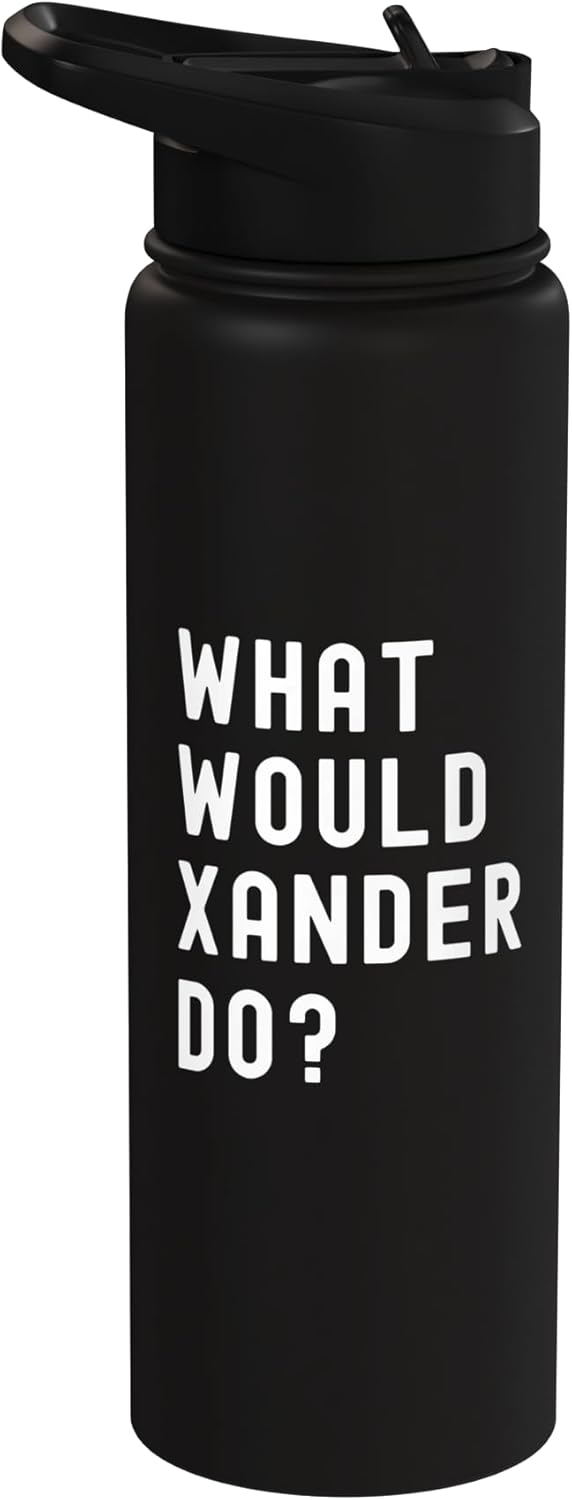 Bottella de agua acero inoxidable aislada What Would Xander Do