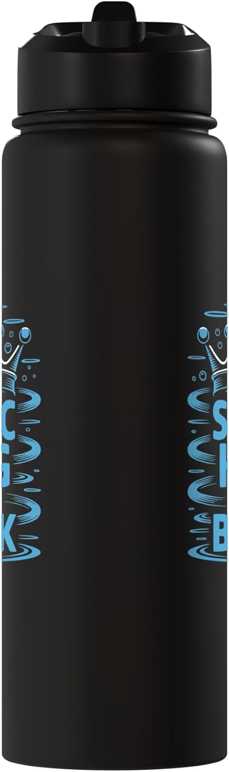 Limpiador de tanque septico botella de agua aislada acero inoxidable