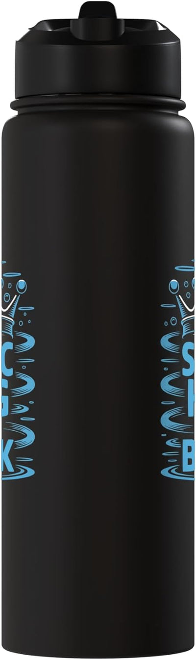 Limpiador de tanque septico botella de agua aislada acero inoxidable