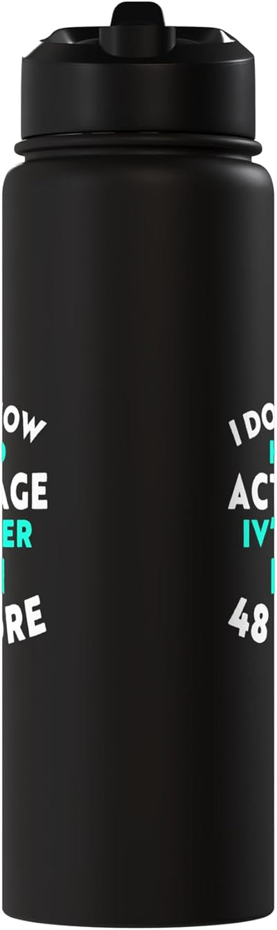 Botella de agua acero inoxidable sin BPA con tapa