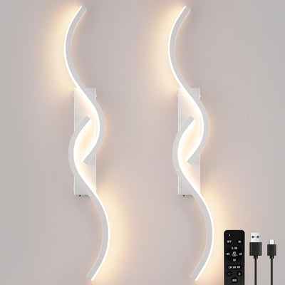 Apliques pared LED inalámbricos 3000-6500 K sala dormitorio