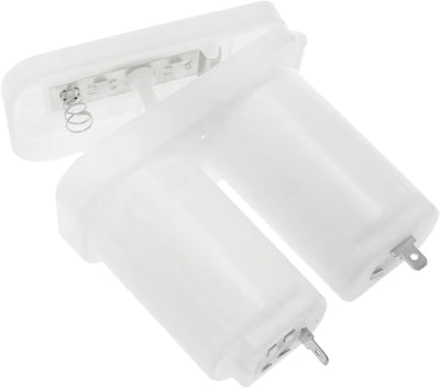 Caja batería calentador agua ABS para baterías D 3V