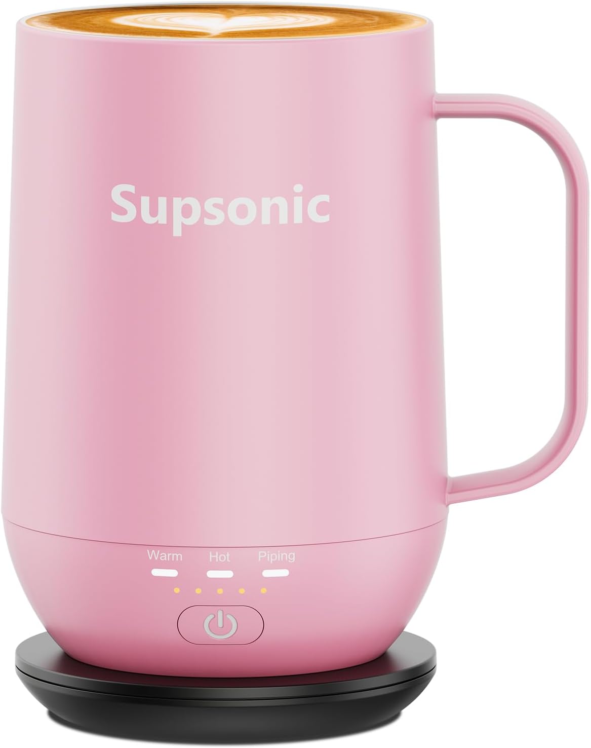Taza café autocalentable 16oz con calentamiento rápido