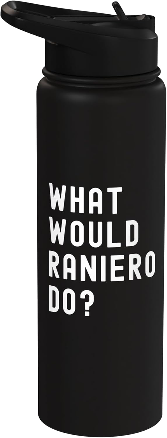 Bottella de agua aislada acero inoxidable What Would Raniero Do