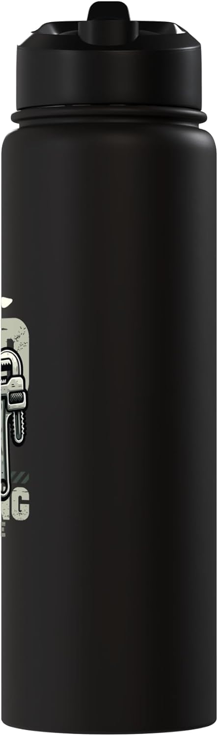 Botella agua acero inox aislada para papá fontanero