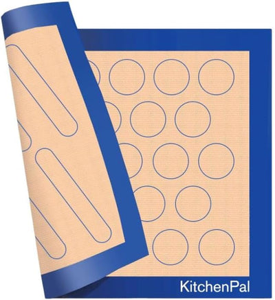 Tapete silicona para hornear doble cara para macarrones éclair galletas 11.8x15.7 pulgadas sin BPA