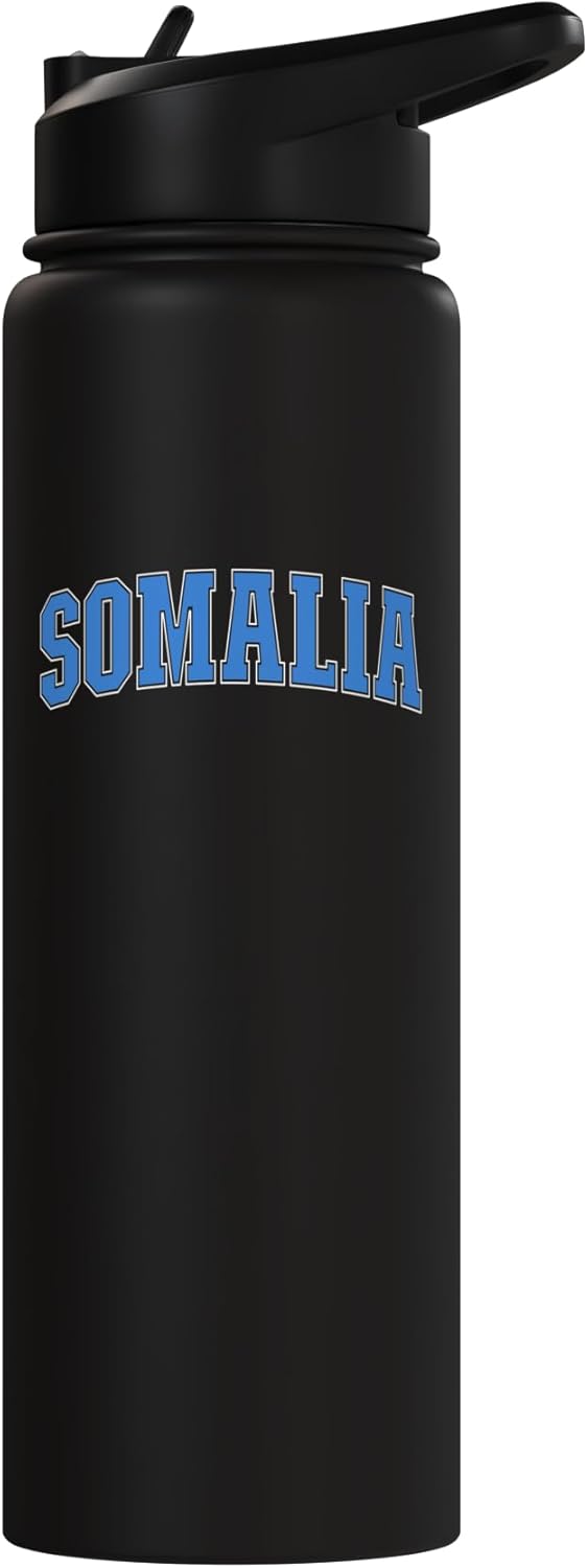 Botella de agua acero inoxidable insulada patriota somalí