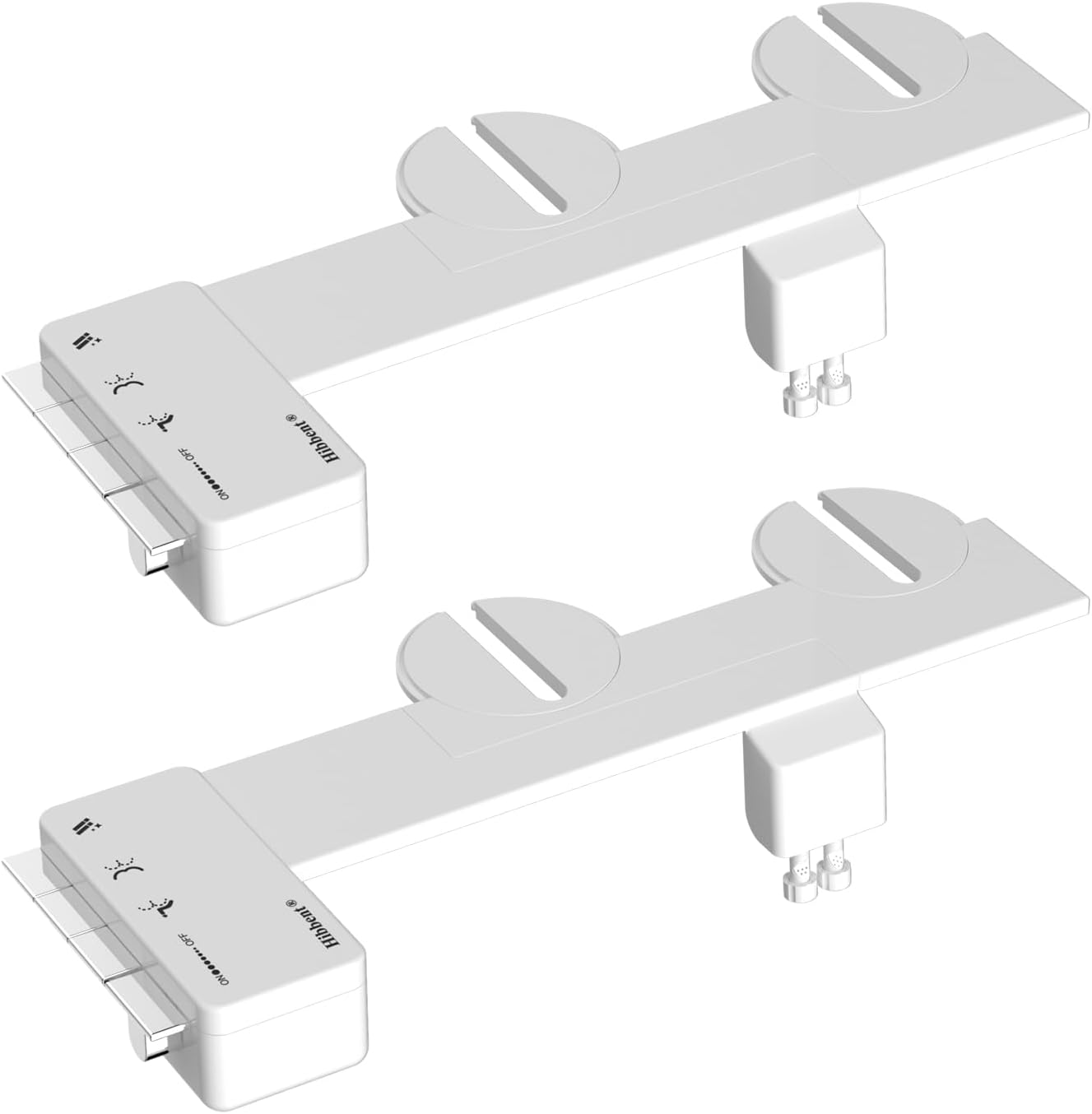 2 Accesorios Bidé Inodoro Control Presión Ajustable Cromado