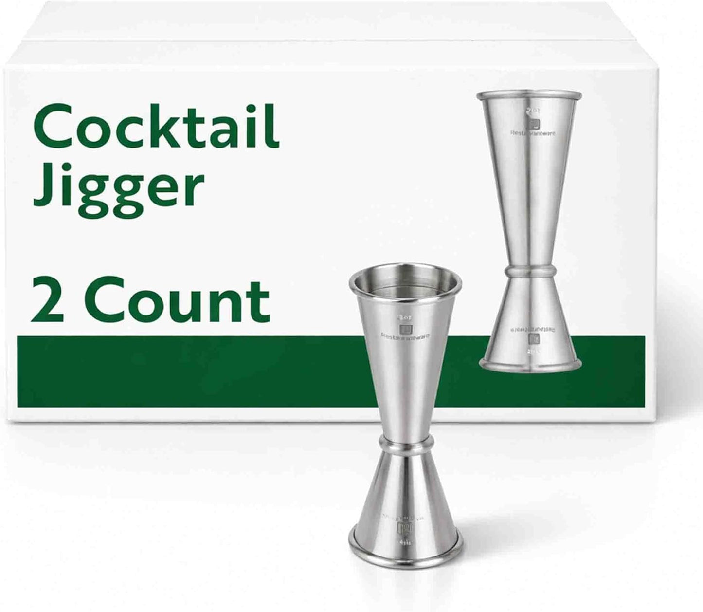 Jigger Bar 1oz/2oz Acero Inox Estilo Japonés