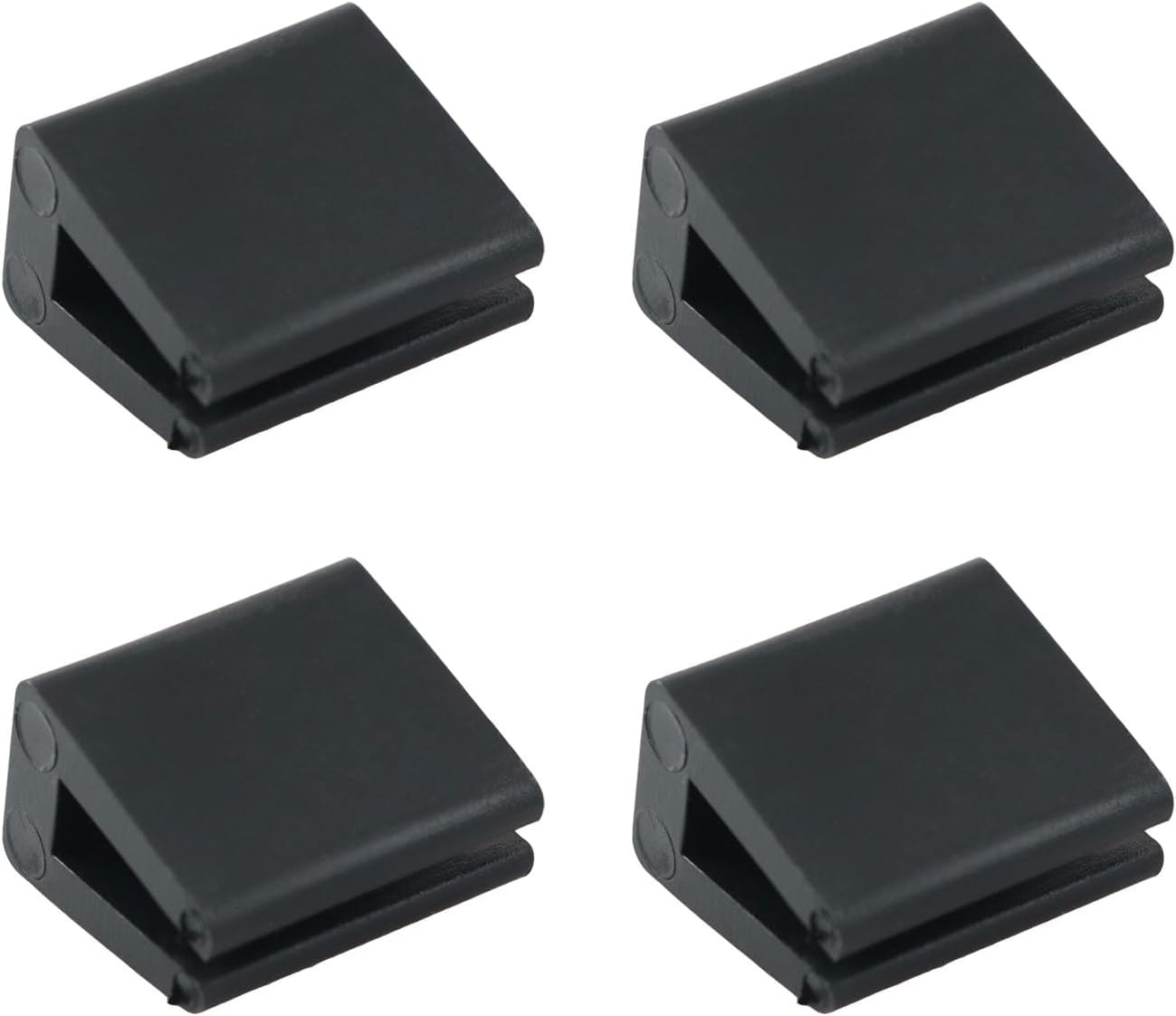 10 Almohadillas Acero Antiarañazos Forma U 0.78x0.87pulg