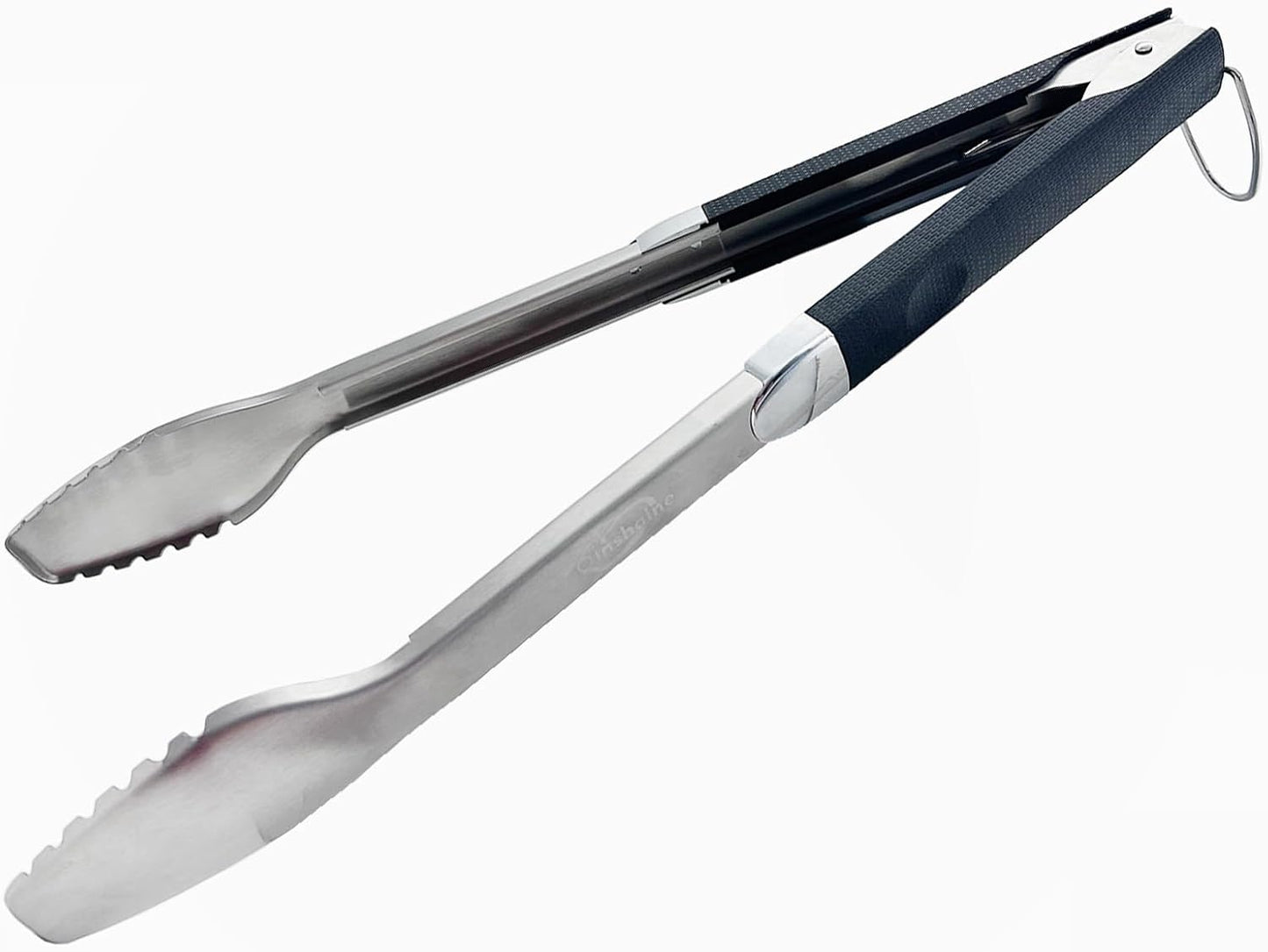 Pinzas acero inox 18pulg para barbacoa cocina al aire libre