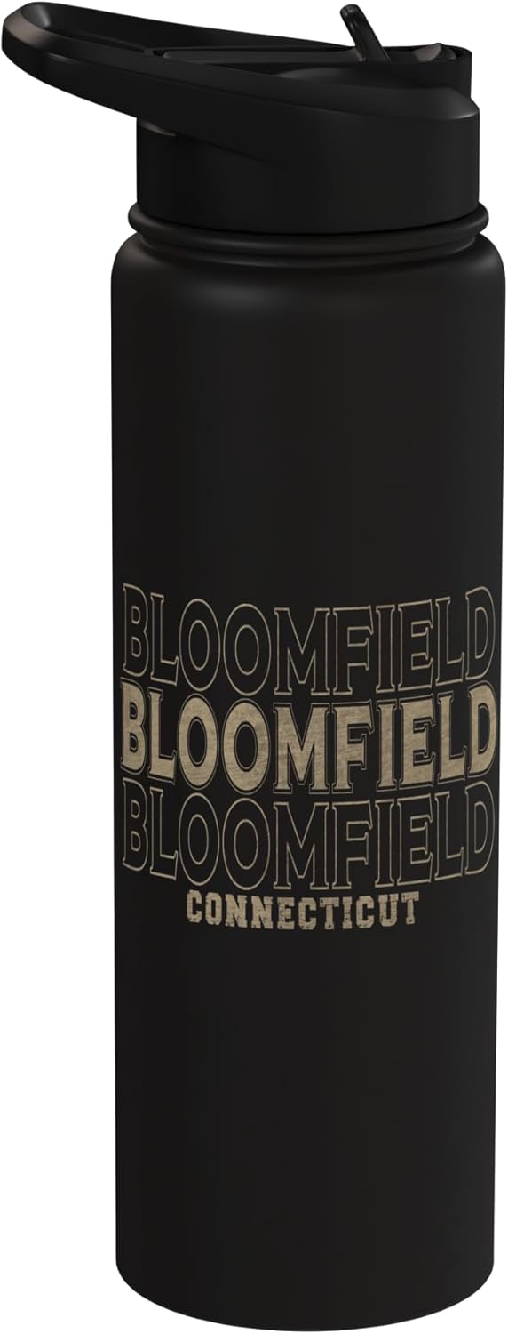 Botella agua acero inox aislada Bloomfield