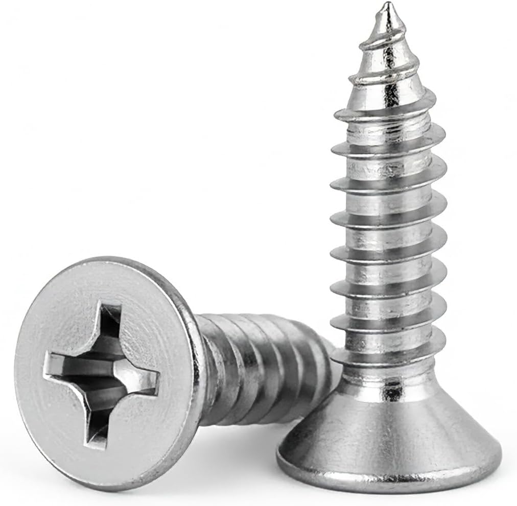 Tornillos acero inox 304 M3x16mm autorroscantes 200uds