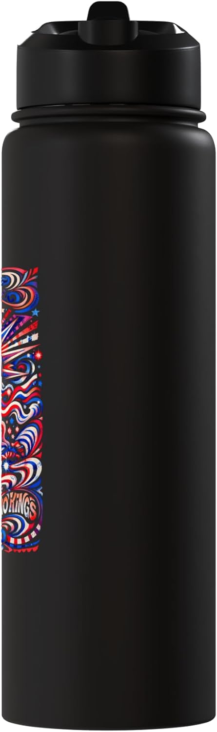 Botella de agua acero inoxidable retro sin BPA