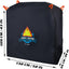 Cubierta impermeable parrilla BBQ 52pulg tela 420D resistente