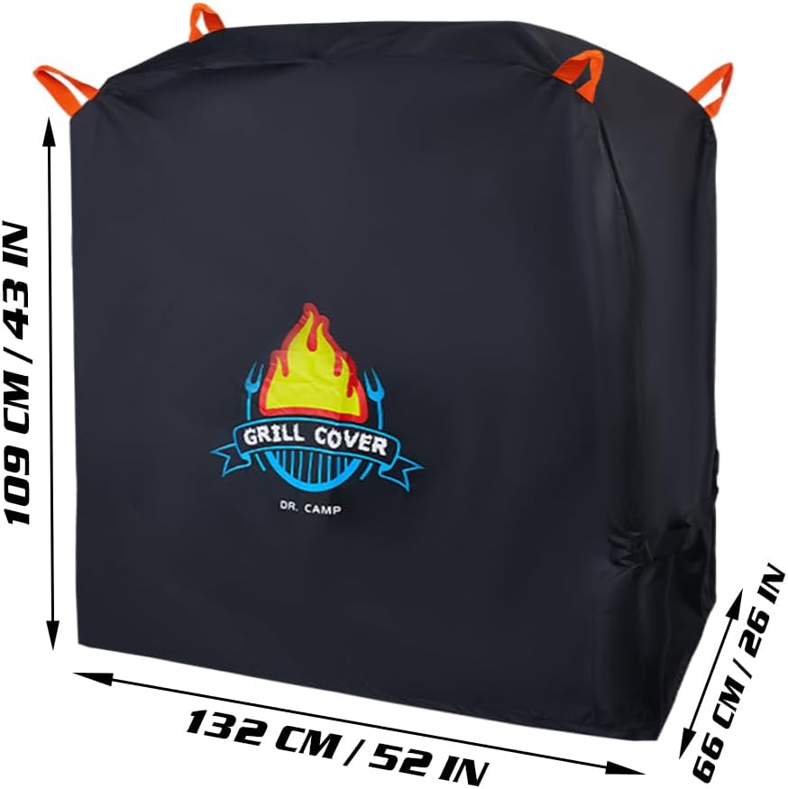 Cubierta impermeable parrilla BBQ 52pulg tela 420D resistente