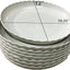 5 Pzas Platillos Gris Claro 12pulg para Plantas Interiores