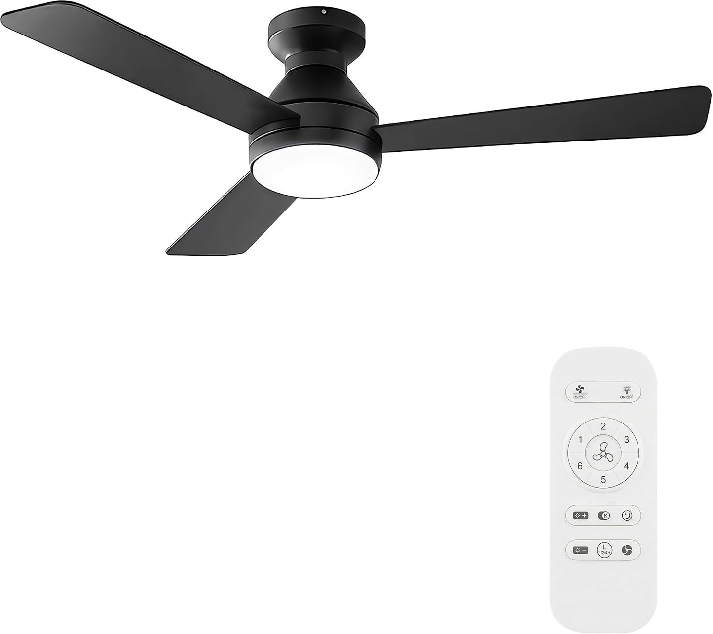 Ventilador techo bajo 42pulg con luz 3CCT 6 velocidades