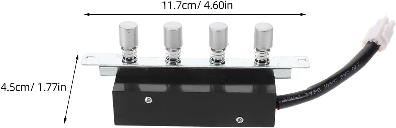 Interruptor campana extractora panel 4 botones mecanico