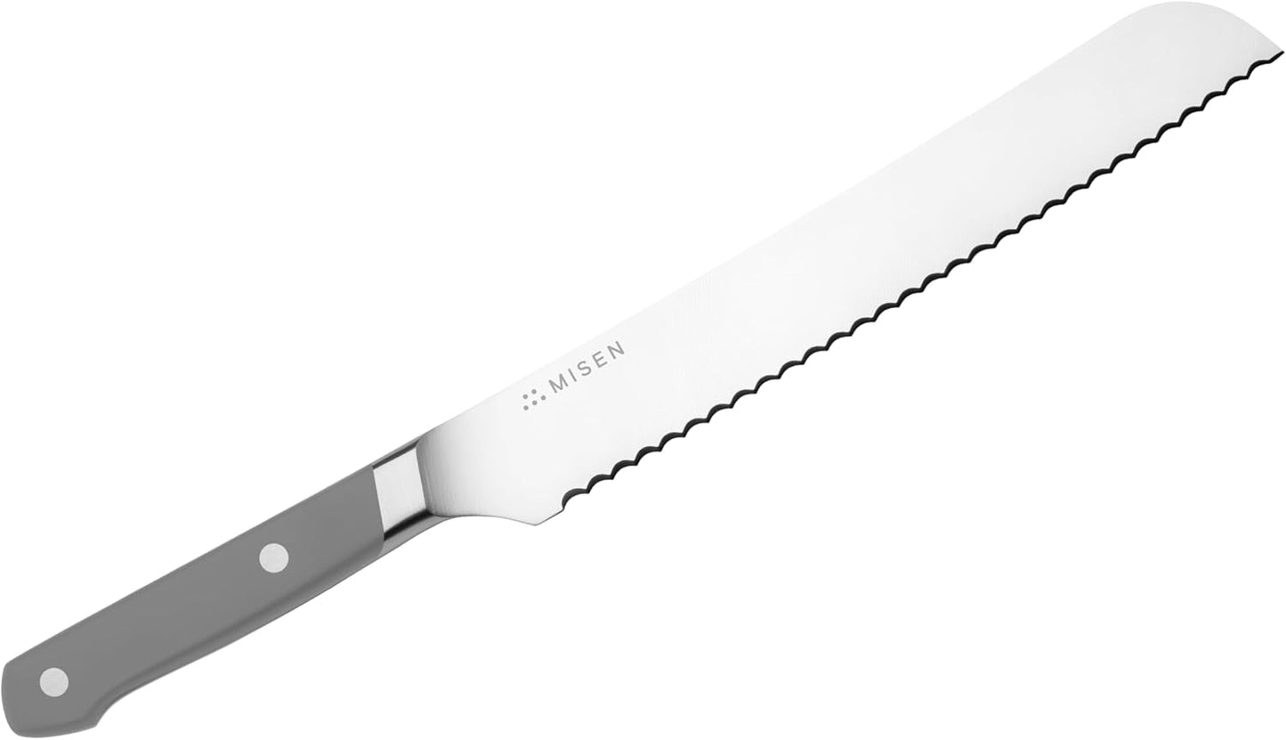 Cuchillo de pan dentado acero AUS8 8pulg ergonómico