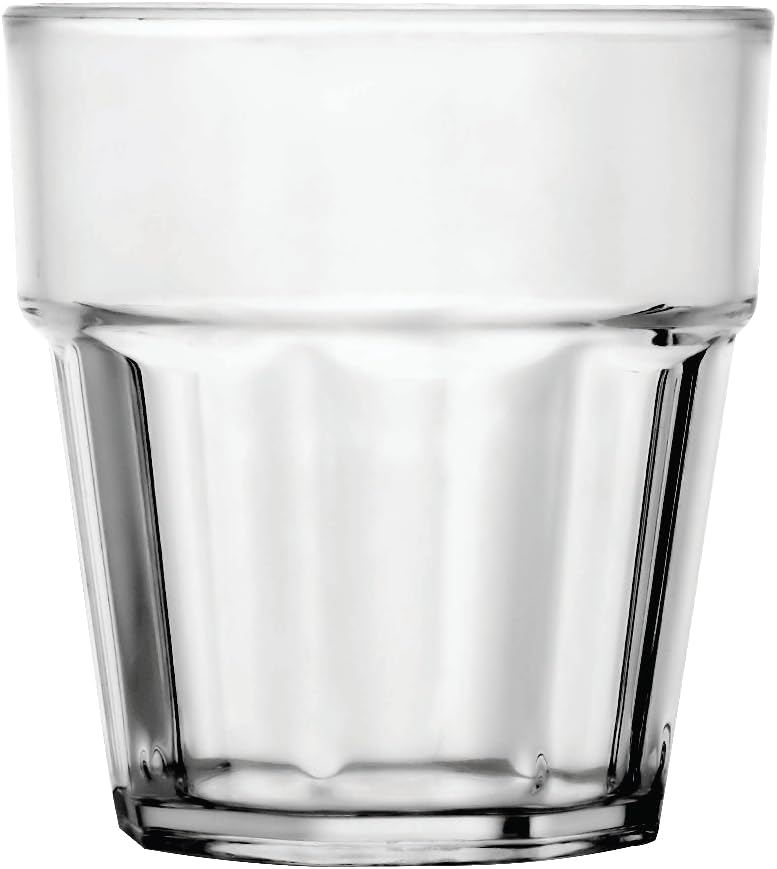 Set 175 Vasos Plástico Claro 7oz Apilables