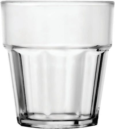 Set 175 Vasos Plástico Claro 7oz Apilables