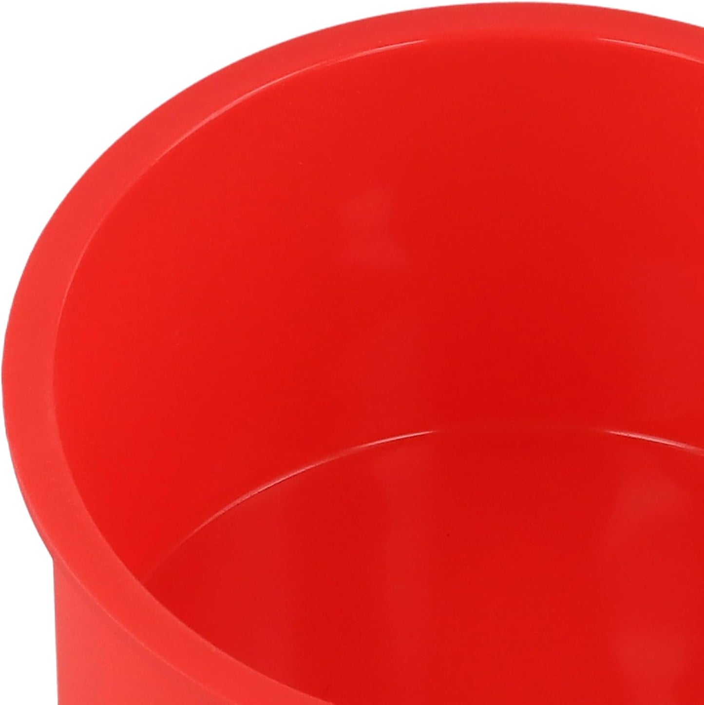 Set de 10 moldes redondos de silicona para pasteles de 4 pulgadas