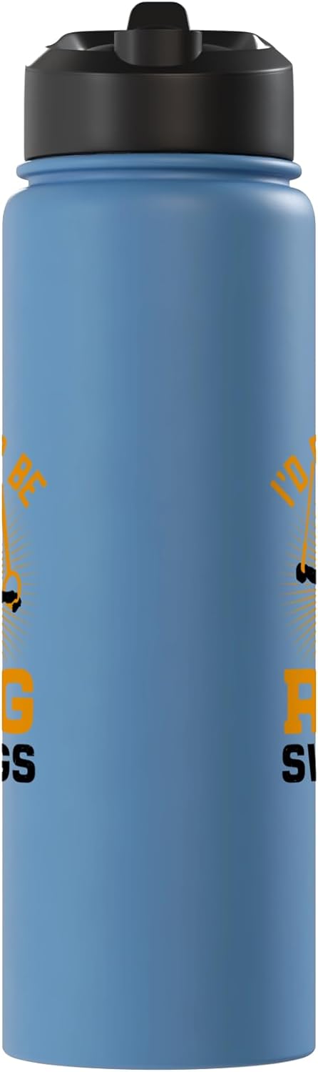 Botella agua acero inox aislada diseño gimnasia