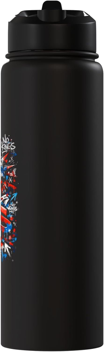 Botella de agua acero inoxidable retro sin BPA
