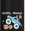 Botella agua acero inox aislada para niños Oktoberfest